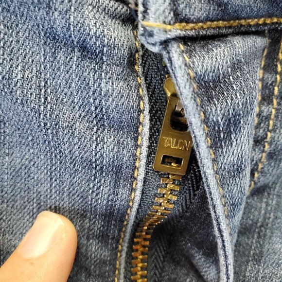 Torrid Jeans Womens Size 24 Blue Boyfriend Cropped Premium Denim - Picture 11 of 13